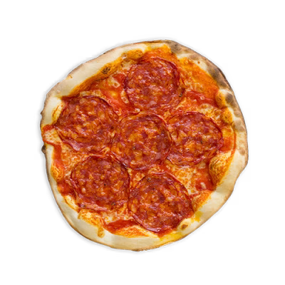 SALAMI PICCANTE — Tomatensaus, Mozzarella, Pikante salami